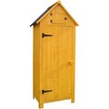 Almo Fulfillment Services Llc Hanover Wooden Storage Shed, 30" x 20-2/5" x 69-3/5" Yellow HANWS0102-YEL